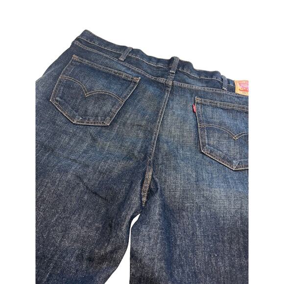 Levi's‎ 541 Denim Shorts Athletic Fit Dark Wash MENS SZ 44 - Picture 4 of 10